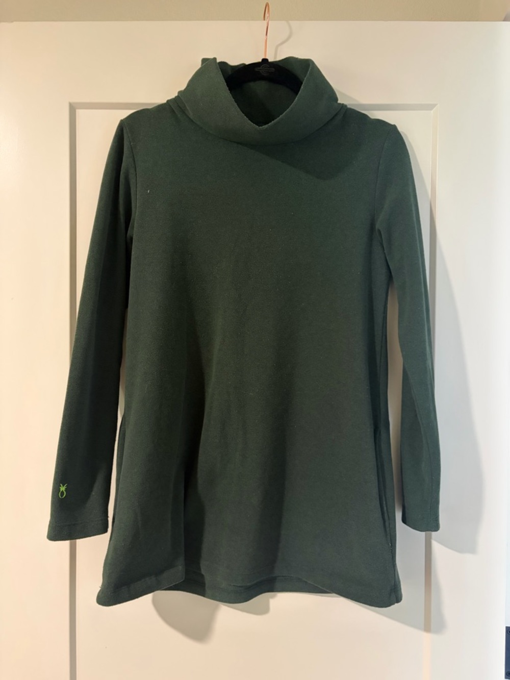 Dudley Stephens Forest Green Cowl Neck Sweater